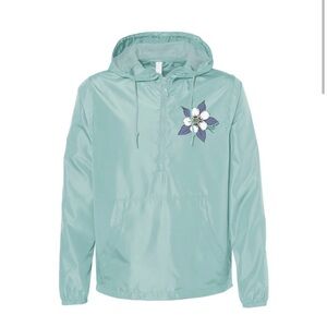 Akinz Women’s Columbine Windbreaker MEDIUM Half-Zip Polyester Hoodie RARE NEW